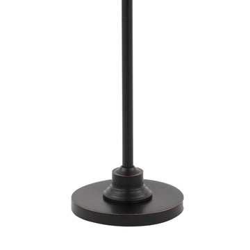 Noah 64.5" Modern Industrial Iron Height-Adjustable LED Floor Lamp - JONATHAN Y